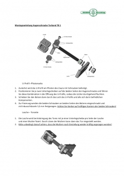 Full set gate hinge TB 1